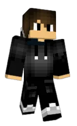 CrafterLive's Minecraft skin wearing the Migrator cape