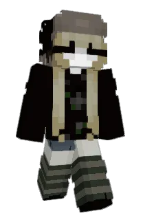 Front of M3T3LL's skin