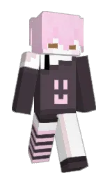 thunder and white Minecraft skin — Slim model — first worn by jebumberscore