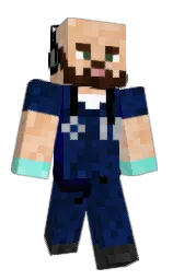 LunchCan's Minecraft skin wearing the Founder's cape