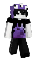 BoyDela's Minecraft skin wearing the Migrator cape