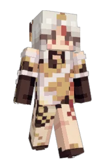 Front of Frellia's skin