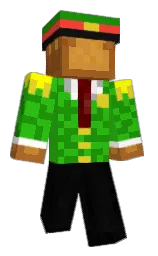 black and japanese laurel Minecraft skin — Classic model