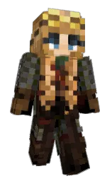 black and coffee bean Minecraft skin — Classic model — first worn by Flaire_