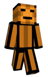 black and meteor Minecraft skin — Classic model