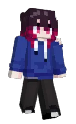 bay of many and sapphire Minecraft skin — Slim model — first worn by H_tenet
