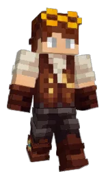 Gendaire's Minecraft skin wearing the Menace cape