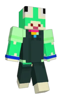 Front of Froglime's skin
