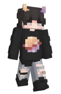 Front of Junki's skin