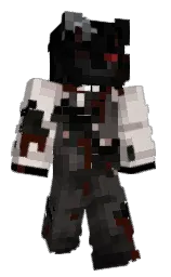 Minecraft-Skin in black und swiss coffee — Modell: Klassisch — zuerst getragen von moscoviuum