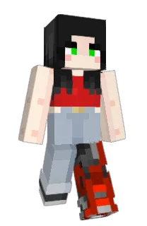 Front of Yevgini's skin
