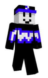 black and mercury Minecraft skin — Slim model — first worn by gabe2480