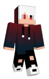 Playscation's Minecraft skin wearing the Migrator cape
