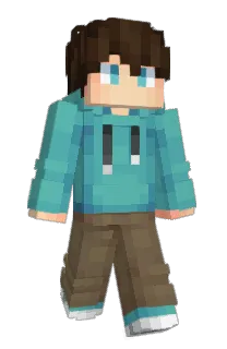 Front of BadCen's skin