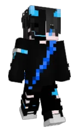 cod gray and black Minecraft skin — Slim model