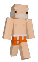 Inisity's Minecraft skin wearing the Pan cape
