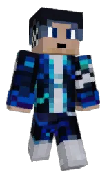 quicksand and black Minecraft skin — Classic model