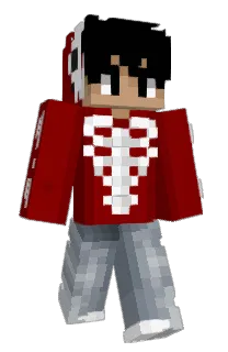 Front of domias's skin