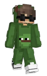 INFINITQ's Minecraft skin wearing the Migrator cape
