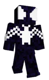 white and black pearl Minecraft skin — Classic model — first worn by maury1218