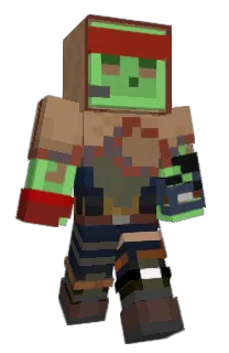 Front of ClipMC's skin