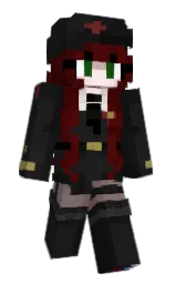 cod gray and bulgarian rose Minecraft skin — Slim model — first worn by DarkLunarCat