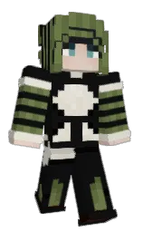 woodsmoke and satin linen Minecraft skin — Classic model — first worn by Afortunity9