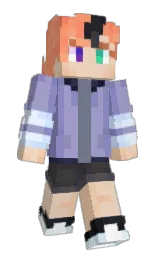 blue bell and chamois Minecraft skin — Slim model — first worn by ElectronicSex