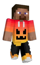 mine shaft and black Minecraft skin — Classic model — first worn by Preceding
