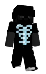 black and mine shaft Minecraft skin — Slim model