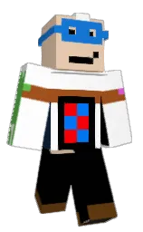 just right and white Minecraft skin — Classic model