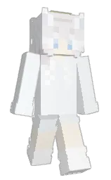 catskill white and white Minecraft skin — Slim model