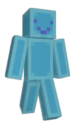 fountain blue and pelorous Minecraft skin — Classic model