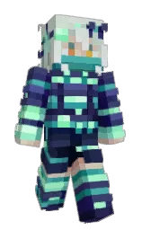 Feilaile's Minecraft skin wearing the Aurora cape