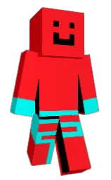red and torch red Minecraft skin — Classic model