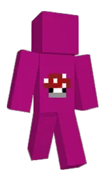 jazzberry jam and white Minecraft skin — Classic model