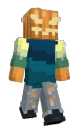 deep sea green and oslo gray Minecraft skin — Slim model — first worn by BobiLikesSnow