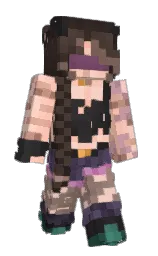 tuft bush and taupe Minecraft skin — Slim model — first worn by TheAutumnLycan