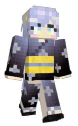 oasis and black Minecraft skin — Slim model — first worn by YanoKuromu
