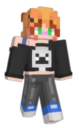 Gwen_DMC's Minecraft skin wearing the Migrator cape