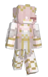 hint of red and cinderella Minecraft skin — Slim model — first worn by neorazen