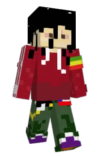 Front of iMerken's skin