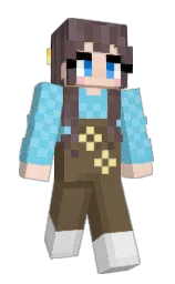 Brenda254's Minecraft skin wearing the Migrator cape