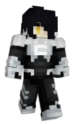 black and mine shaft Minecraft skin — Classic model