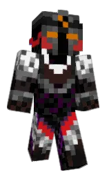 black and wild sand Minecraft skin — Classic model