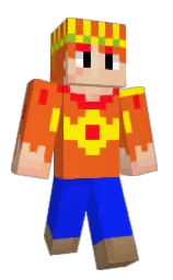 MyBasic's Minecraft skin wearing the Pan cape
