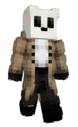 domino and shadow Minecraft skin — Slim model — first worn by 1Veemon