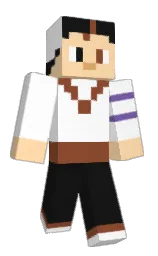 white and cod gray Minecraft skin — Classic model