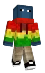 FPSDROP's Minecraft skin wearing the Migrator cape