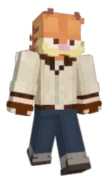Hemeroidus's Minecraft skin wearing the Menace cape